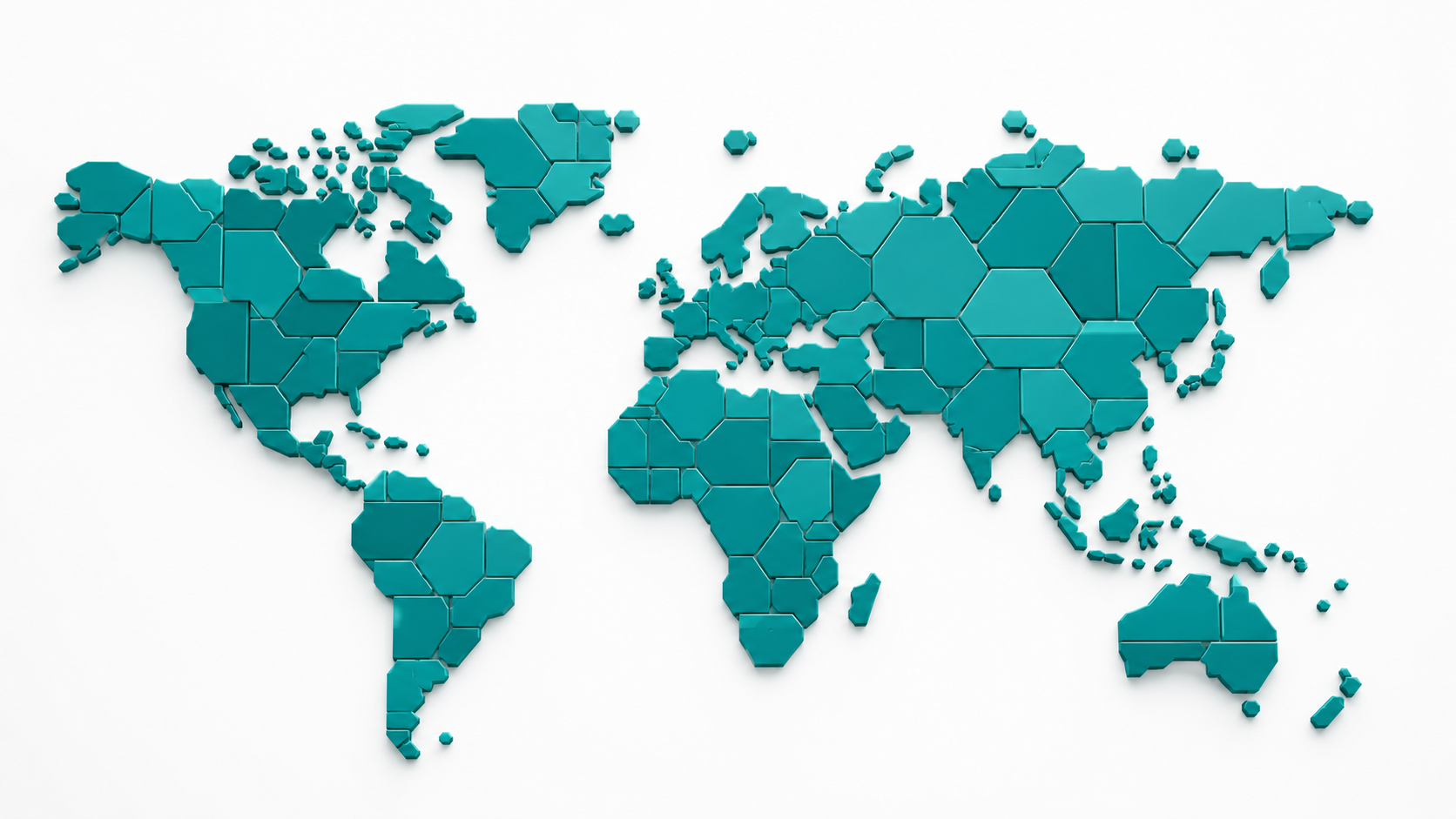 World map showing the MODULAR5 locations